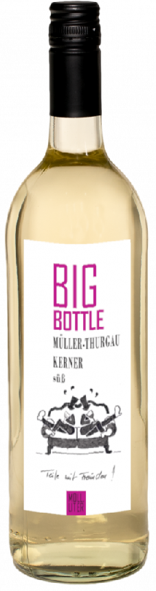 Big Bottle - Mollliter Müller Thurgau Kerner 2023 süss 1,0L